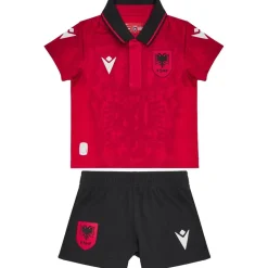 Albania macron Bebé Conjunto de fútbol de primera equipación 58574071