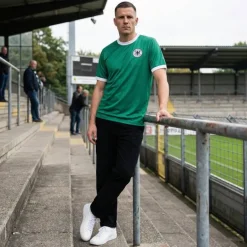 Alemania "Retro History" JELEX Hombre Camiseta de segunda equipación