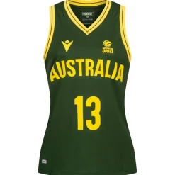 Australia Balón de baloncesto macron #13 MAGBEGOR Mujer Camiseta 58564661