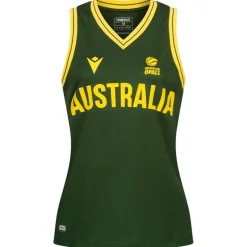 Australia Balón de baloncesto macron Mujer Camiseta de primera equipación 58563684