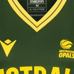 Australia Balón de baloncesto macron Mujer Camiseta de primera equipación 58563684