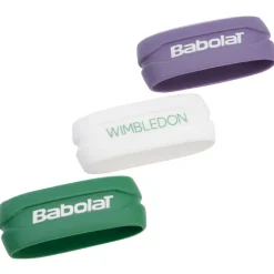 Babolat Custom Ring X3 Wimbledon Anillos de goma para grip de tenis 710028134
