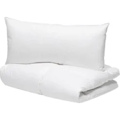 Banaru Design Juego de cama de plumón compuesto por manta y almohada 155x220 cm