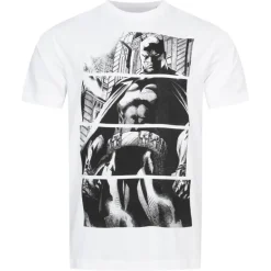 Batman DC COMICS Panels Hombre Camiseta GBMTS392WHT
