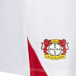 Bayer 04 Leverkusen CASTORE Hombre Pantalones cortos de tercera equipación TM1765-BLANCO
