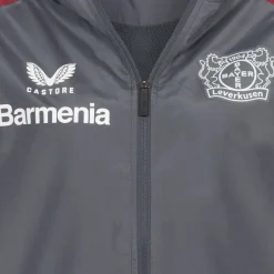 Bayer 04 Leverkusen CASTORE Mujer Chaqueta con capucha TF1493-GRISROJO