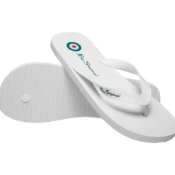 BEN SHERMAN Falmouth Hombre Chanclas de dedo BEN3164-BLANCO