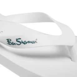 BEN SHERMAN Falmouth Hombre Chanclas de dedo BEN3164-BLANCO