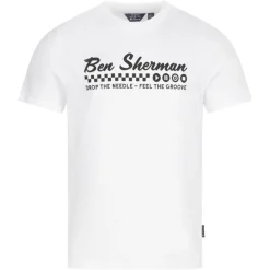BEN SHERMAN Feel the Groove Hombre Camiseta 1012965-BLANCO