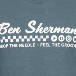 BEN SHERMAN Feel the Groove Hombre Camiseta 1012965-VERDE