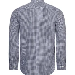 BEN SHERMAN Gingham Hombre Camisa de manga larga 0077859-MARINA