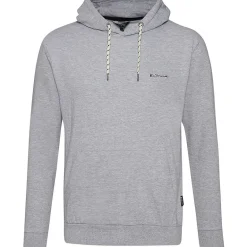 BEN SHERMAN Goma realzada Hombre Sudadera con capucha 0072157G-GRIS MARL
