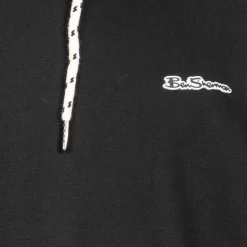 BEN SHERMAN Raised Rubber Hombre Sudadera con capucha 0072157GP-NEGRO