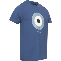BEN SHERMAN Target Tee Hombre Camiseta 0078052NU-RIVIERABLUE