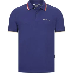 BEN SHERMAN Twin Tipped Hombre Polo 0076270-CREÚSCULO DENIM