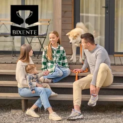 BIXENTE sillón plegable crema