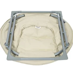 BIXENTE sillón plegable crema