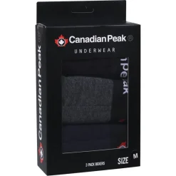 Canadian Peak Hombre Calzoncillos bóxer Pack de 3 CPB-02