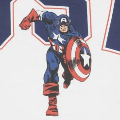 Capitán América MARVEL USA Hombre Camiseta FBMTS778WHT