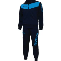 Chándal Givova Tuta Visa azul marino / turquesa