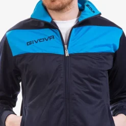 Chándal Givova Tuta Visa azul marino / turquesa