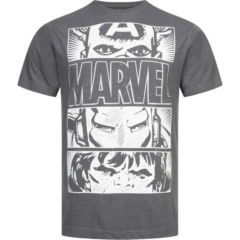 CÓMICS DE MARVEL Core Logo Hombre Camiseta FBMTS095DKH
