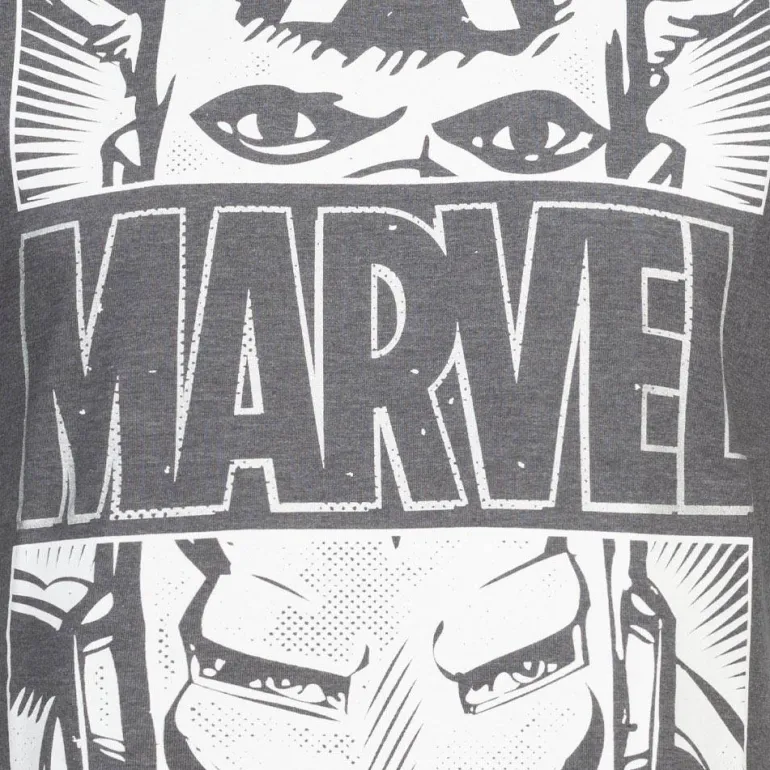 CÓMICS DE MARVEL Core Logo Hombre Camiseta FBMTS095DKH