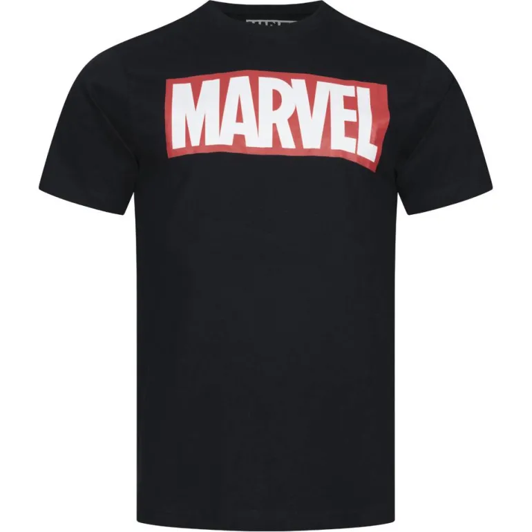 CÓMICS DE MARVEL Core Logo Hombre Camiseta FAMTS327BLK