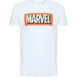 CÓMICS DE MARVEL Retro Hombre Camiseta FBMTS750WHT