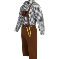 Conjunto de traje tradicional Hombre Disfraz de Oktoberfest MIESEPETER® negro