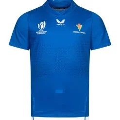 Copa Mundial de Rugby de Samoa CASTORE Hombre Camiseta de primera equipación TM2976-AZUL REAL