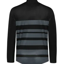 Cremallera de 1/4 de rayas anchas de Lyle & Scott Hombre Sudadera ML1560G-572