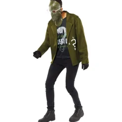 DC COMICS Riddler Batman Movie Hombre Disfraz 991338