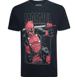 Deadpool Marvel Comics Sword Hombre Camiseta GBMTS374BLK