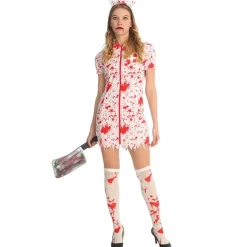 Disfraz de enfermera de terror Mujer 