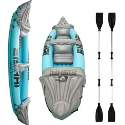 EISHAI Flow Kayak inflable para 2 personas con remos y bomba
