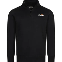 ellesse Benevento Hombre Cremallera de 1/4 Sudadera SOP23856-Negro