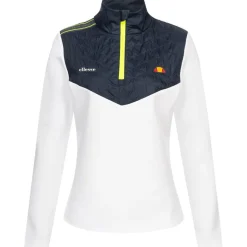 ellesse Delia 1/2 Zip Mujer Golf Camiseta de manga larga SFP16035-908