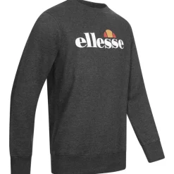 ellesse Kanya Crew Hombre Sudadera SOP24044-Gris oscuro