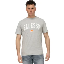 ellesse Maddex Hombre Camiseta SBS23231-Gris jaspeado