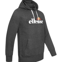 ellesse Monesiglio Hoody Hombre Sudadera con capucha SOP23865-Gris oscuro