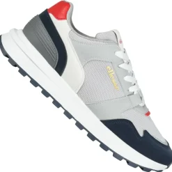 ellesse Riva Runner Hombre Sneakers SBSF1050-BLANCO-GRIS-AZUL MARINO