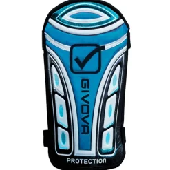 Espinilleras Givova "Parastinco Protection" negro / azul