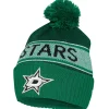 Estrellas de Dallas NHL Fanatics Gorro con pompón 19HG28492GRCW4