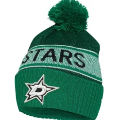 Estrellas de Dallas NHL Fanatics Gorro con pompón 19HG28492GRCW4