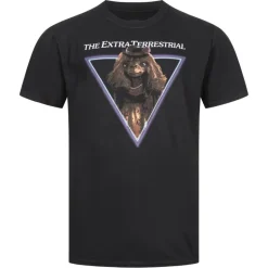 ET el extraterrestre Drag Hombre Camiseta UNMTS051BLK