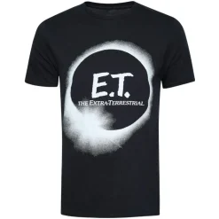 ET el extraterrestre Eclipse Hombre Camiseta UNMTS005BLK