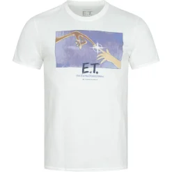 ET el extraterrestre Hombre Camiseta UNMTS077WHT