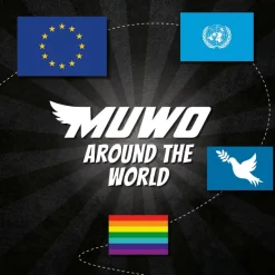 Europa MUWO "Around the World" Bandera 90x150cm