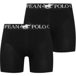 EUROPEAN POLO CHAMP Hombre Calzoncillos bóxer Pack de 2 COMBO-4